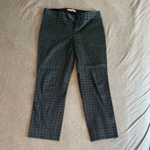 Banana Republic Geometric Patterned Cropped Pants